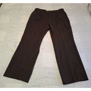 Vintage Mens Wool Dress Pants Made In USA Deansgate 36x28 Relaxed Fit Boot